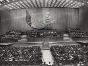 Aspect din timpul lucrărilor celui de al VIII-lea Congres al U.T.C- ului.