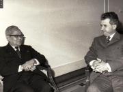 Primirea la C.C. al P.C.R. a reprezentantului Filipinelor la O.N.U., Marciso G. Reyes.     (28 februarie 1972).
