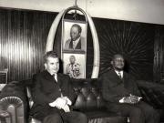 Vizita delegaţiei R.S.R. condusă de preşedintele Nicolae Ceauşescu în Republica Africa Centrală. (întâlnire protocolară la reşedinţa preşedintelui Bokassa).(16-18  martie 1972).