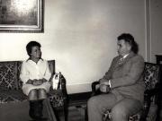 Primirea la Nicolae Ceauşescu a Marthei Borquez, membră a prezidiului C.C. al Partidului Comunist Mexican.      (31 mai 1972).