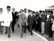 Vizita de lucru a lui Nicolae Ceauşescu în unităţile agricole ale jud. Constanţa.    (1 iulie 1972).