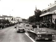 Vizita de lucru a lui Nicolae Ceauşescu la Alba-Iulia. Sosire.      (14 septembrie 1972).