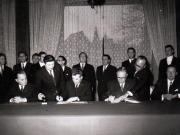 Aspecte din timpul vizitei oficiale de prietenie a lui Nicolae Ceauşescu în Luxemburg.     (octombrie 1972).