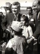 Aspecte din timpul vizitei oficiale de prietenie a preşedintelui Consiliului de Stat al României, Nicolae Ceauşescu împreună cu Elena Ceauşescu în Pakistan.(ianuarie 1973).