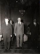 Aspecte din timpul vizitei oficiale de prietenie în Italia a preşedintelui Consiliului de Stat al României, Nicolae Ceauşescu.       (aprilie 1973).