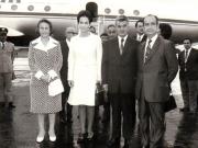 Aspecte din timpul vizitei oficiale de prietenie a preşedintelui Consiliului de Stat al României, Nicolae Ceauşescu şi a Elenei Ceauşescu în Costa Rica.    (septembrie 1973).
