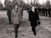 Vizita oficială de prietenie a preşedintelui Consiliului de Stat al R.S.R., Nicolae Ceauşescu, în Libia (ceremonia plecării).     (14.II.1974).