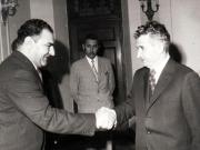 Întâlnirea lui Nicolae Ceauşescu, în timpul vizitei oficiale în Irak, cu Habib Mohamed Kerim, secretar general al Partidului Democratic al Kurdinstanului.(20-21.II.1974).