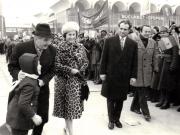 Plecarea delegaţiei de stat a R.S.R. condusă de Nicolae Ceauşescu într-o vizită oficială de prietenie în diferite ţări din Africa şi America Latină.       (3 martie 1974).