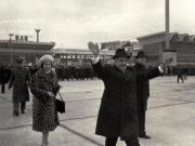 Plecarea, de pe aeroportul Otopeni, a unei delegaţii de stat condusă de Nicolae Ceauşescu, în Republica Liberia.(3 martie 1974).