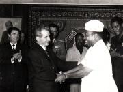 Vizita în Republica Liberia a lui Nicolae Ceauşescu – semnarea Declaraţiei Comune.      (5 martie 1974).