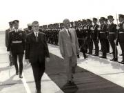 Aspecte de la vizita oficială în România a preşedintelui Republicii Islamice Mauritania, Moktar Ougd Daddah.(25 iunie 1974).