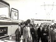Aspecte de la participarea lui Nicolae Ceauşescu la festivitatea inaugurării Expoziţiei Realizărilor Economiei Naţionale (E.R.E.N.).            (17 august 1974).