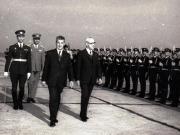 Primirea delegaţiei R.D.G. pentru a participa la festivităţile prilejuite de aniversarea a 30 de ani de la eliberarea României de sub dominaţia hitleristă.(20 ugust 1974).