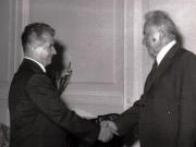 Vizita protocolară a lui Alexei Kosâghin, preşedintele Consiliului de Miniştri al U.R.S.S., cu prilejul celei de-a XXX-a aniversare a eliberării României de sub dominaţia hitleristă.      (22 august 1974).