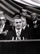 Aspecte de la sesiunea jubiliară consacrată aniversării a 30 de ani de la eliberarea României de sub dominaţia hitleristă.       (22 august 1974).