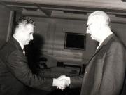 Primirea preşedintelui Partidului Comunist din Luxemburg, Dominique Urbany.  (26 august 1974).