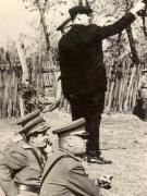 Aspecte din timpul participării la aplicaţia tactică din toamna anului 1950. Oltenia. (1950)