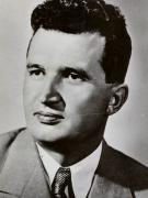 Portret Nicolae Ceauşescu.
