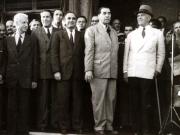 Miting în Gara Băneasa cu prilejul întoarcerii în ţară a delegaţiei române care a participat la Conferinţa Păcii de la Paris. Din delegaţie au făcut parte: Gheorghe Gheorghiu –Dej, Şt. Voitec, Gh. Tătărăscu, P. Groza, I.G. Maurer, I.Chişinevschi, T. Iordăchescu, Acad. Gh. Nicolau. (21.09.1946).