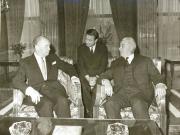 Preşedintele Consiliului de Miniştri, Ion Gheorghe Maurer, l-a primit pe Torsten Nilsson, ministrul de externe al Suediei. (4 mai 1967)