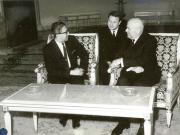 Preşedintele Consiliului de Stat, Chivu Stoica, l-a primit pe prinţul Gyanendra, regele Nepalului. 8 mai 1967