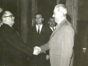 Ion Gheorghe Maurer a primit delegaţia guvernamentală a U.R.S.S. condusă de L.F. Iliciov. (8 mai 1967) 