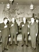 Aspecte de la dineul oferit de Nicolae Ceauşescu în cinstea şefului delegaţiei P.C. din Spania, Santiago Carillo. (1 iunie 1967)