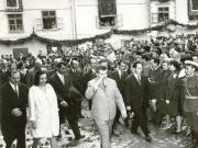Aspecte din timpul vizitei conducătorilor de partid şi de stat în regiunea Braşov, oraşul Sighişoara. (15-18 iunie 1967)