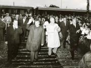 Aspecte din timpul vizitei conducătorilor de partid şi de stat în regiunea Braşov, oraşul Sibiu. (15-18 iunie 1967)