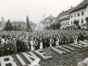 Aspecte din timpul vizitei conducătorilor de partid şi de stat în regiunea Braşov, oraşul Sibiu. (15-18 iunie 1967)