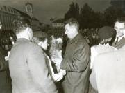 Aspecte din timpul vizitei conducătorilor de partid şi de stat în regiunea Braşov, oraşul Sfântu Gheorghe. (15-18 iunie 1967)