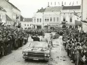 Aspecte din timpul vizitei conducătorilor de partid şi de stat în regiunea Braşov, oraşul Tg. Secuiesc. (15-18 iunie 1967)