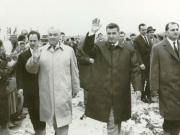 Aspecte din timpul vizitei conducătorilor de partid şi de stat în regiunea Braşov, la C.A.P. Moacşa. (15-18 iunie 1967)