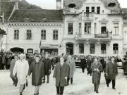 Aspecte din timpul vizitei conducătorilor de partid şi de stat în regiunea Braşov, localitatea Scheii Braşovului.(15-18 iunie 1967)