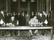 Semnarea Protocolului Sesiunii Comisiei mixte guvernamentale de colaborare economică româno-ungare. (28 iunie 1967)