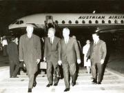 Directorul general al O.N.U pentru Alimentaşie şi Agricultură (F.A.O.), dr. B. R. Sen, a sosit într-o vizită oficială în ţara noastră. (4 iulie 1967)