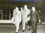Sosirea într-o vizită oficială, la invitaţia C.C. al P.C.R., a unei delegaţii P.S.U.I. (17 iulie 1967)