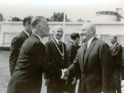 Ion Gheorghe Maurer şi Corneliu Mănescu în timpul vizitei în Olanda. (17-21 iulie 1967)