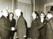 Ion Gheorghe Maurer şi Corneliu Mănescu în timpul vizitei în Olanda. (17-21 iulie 1967)