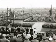 Aspecte de la aniversarea a 50 de ani de la eroicele bătălii ale armatei române, din vara anului 1917.  (Mărăşeşti, 16 august 1967)
