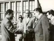La invitaţia C.C. al P.C. din Norvegia, o delegaţie a C.C. al P.C.R. condusă de Paul Niculescu Mizil a plecat spre Oslo. (25 august 1967)