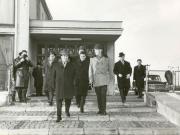 Plecarea lui Just Lippe, secretarul general al P.C. din Norvegia, care la invitaţia C.C. al P.C.R., a făcut o vizită în România. (28 ianuarie 1968)