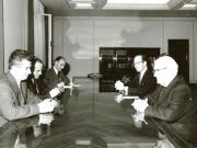Nicolae Ceauşescu l-a primit pe Roy Tomson, preşedinte ale unor organe de presă şi a unor posturi de televiziune americane. (aprilie 1968)