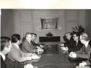 Nicolae Ceauşescu, secretar general al P.C.R, preşedinte al R.S.R., a primit delegaţia Partidului Socialist Italian condusă de Pietro Longo, secretar general al partidului, care, la invitaţia C.C. al P.C.R., face o vizită de prietenie în ţara noastră. (3.V.1979).