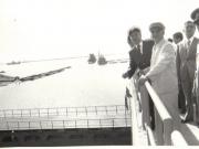 Imagine din timpul vizitei de lucru a preşedintelui Nicolae Ceauşescu la şantierul naval din Mangalia.(20.VI.1979).