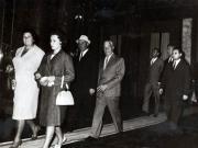Emil Bodnăraş îl întâmpină pe P.E. Selest, membru al Biroului Politic al C.C. al P.C.U.S., la sosirea în ţara noastră. (1 X 1966)