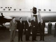 Sosirea lui Gus Hall, secretar general al P.C. din S.U.A. (8 X 1966)