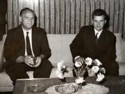 Aspect de la masa oferită de Nicolae Ceauşescu în cinstea lui Gus Hall. (10 X 1966)