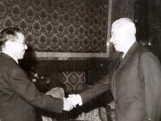 Ion Gheorghe Maurer l-a primit pe Shojiro Kawashima, trimisul special al primului ministru japonez. (10 X 1966)